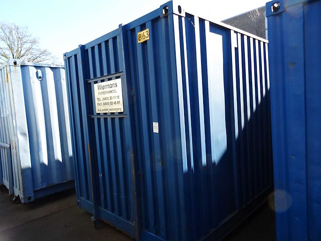 Kabel gesloten afzetcontainer - afbeelding 1 van  6