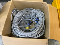 Kabel met weipu sp21 connector (2x) - afbeelding 1 van  5