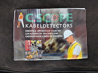 Kabeldetector + signaalgenerator, c.scope, at-33xd en sg-v, 2008 - afbeelding 3 van  12