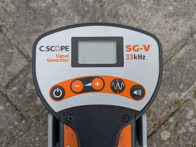 Kabeldetector + signaalgenerator, c.scope, at-33xd en sg-v, 2008 - afbeelding 6 van  12