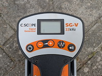 Kabeldetector + signaalgenerator, c.scope, at-33xd en sg-v, 2008 - afbeelding 6 van  12