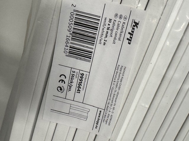 Kabelgoot met deksel, kopp, 999166641 - afbeelding 2 van  2