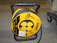 Kabelhaspel ecotools 25 mtr 3 x 2.5 mm2. - afbeelding 1 van  2