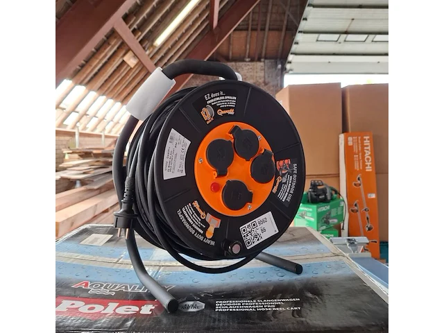 Kabelhaspel qwattpro, 3g1.5 - afbeelding 1 van  3