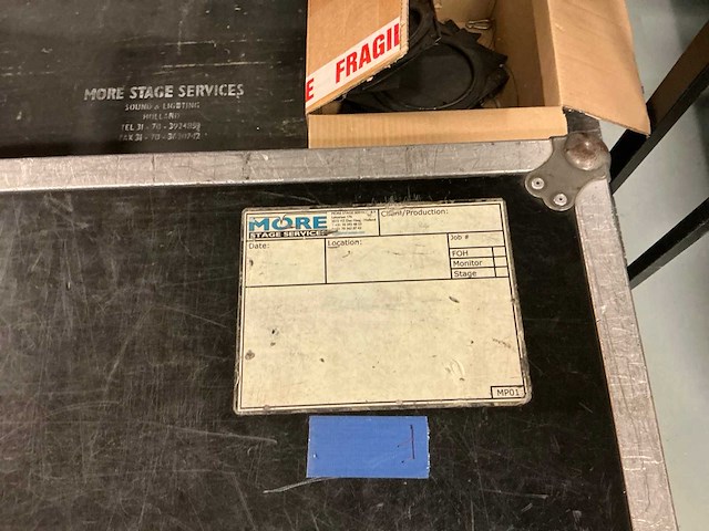Kabelkist flightcase - afbeelding 3 van  4