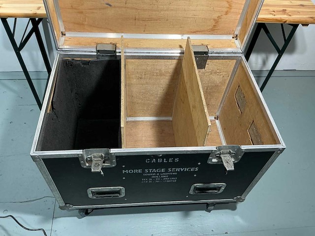 Kabelkist flightcase - afbeelding 3 van  4