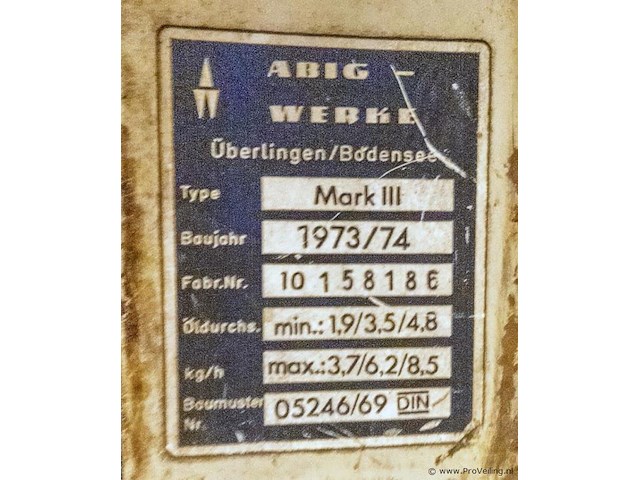 Kachel abic werke type mark iii - afbeelding 3 van  3