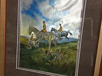 Kaders jacht 2stuks - afbeelding 2 van  3