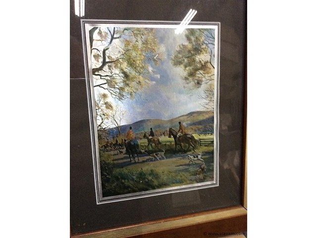 Kaders jacht 2stuks - afbeelding 3 van  3