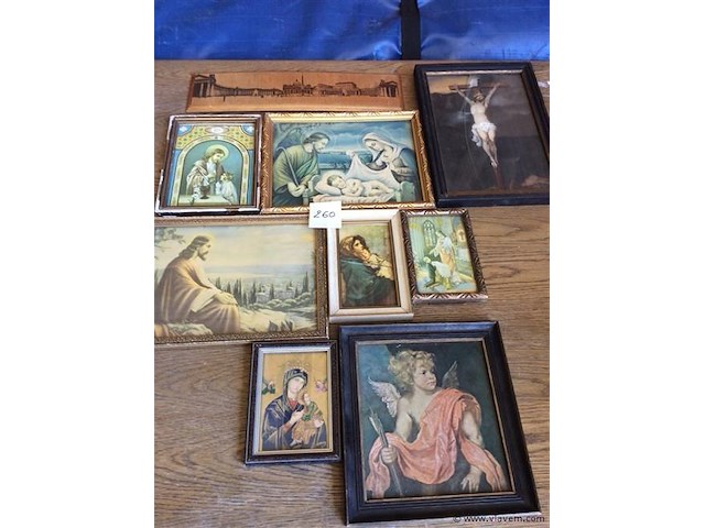 Kaders religieus 9stuks - afbeelding 1 van  4