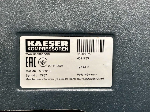 Kaeser cf9 aquamat olie-waterafscheider - afbeelding 6 van  6