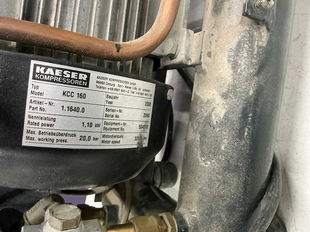 Kaeser premium compact160/4w luchtcompressor - afbeelding 7 van  9