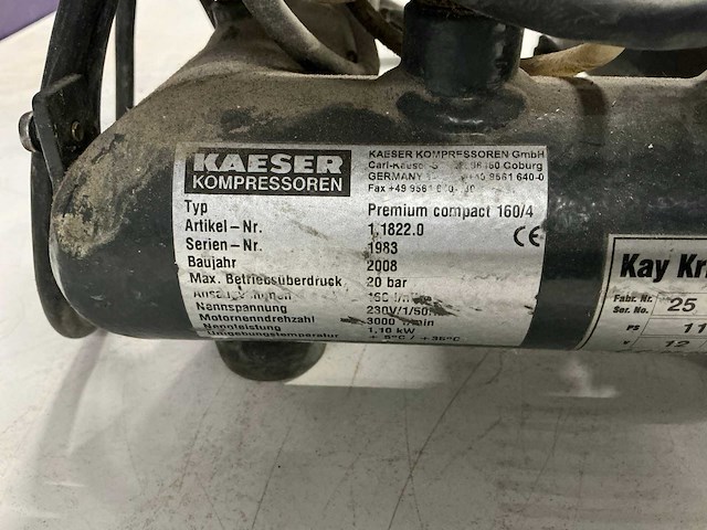 Kaeser premium compact160/4w luchtcompressor - afbeelding 9 van  9