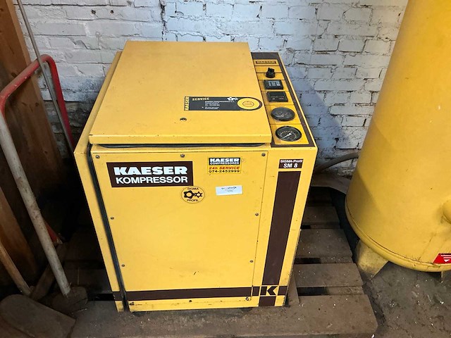 Kaeser sm 8 schroefcompressor - afbeelding 3 van  9