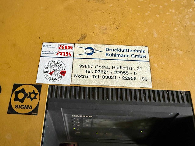 Kaeser sm8 schroefcompressor - afbeelding 3 van  5