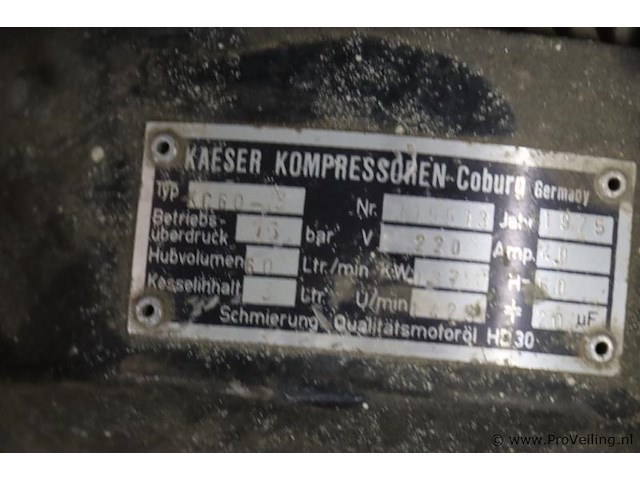 Kaeser zuigercompressor kc60 - afbeelding 6 van  7