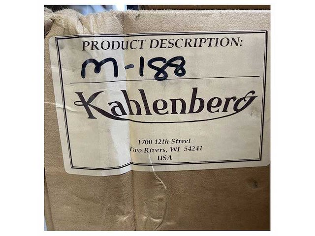 Kahlenberg m-188 75l air receiver kit white - afbeelding 2 van  4