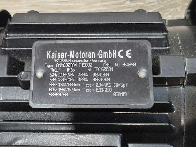 Kaiser motoren - elektromotor met roerstaaf - afbeelding 3 van  7