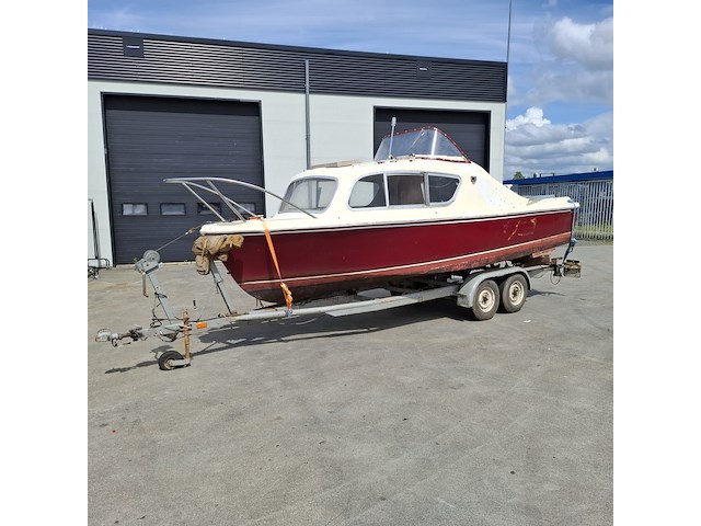Kajuitboot met yamaha 9,9pk en boottrailer, fairline, 630 - afbeelding 1 van  51