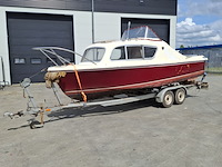 Kajuitboot met yamaha 9,9pk en boottrailer, fairline, 630