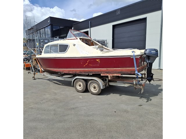 Kajuitboot met yamaha 9,9pk en boottrailer, fairline, 630 - afbeelding 50 van  51