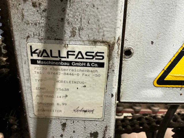 Kallfass - 1999 - aanvoerapparaat - afbeelding 2 van  12