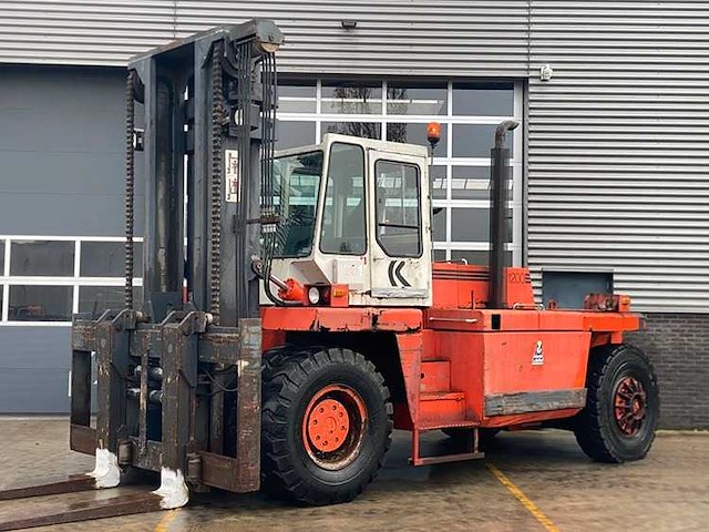 Kalmar - klmv25-1200 - 4.5m duplex, vorkversteller, side-shift - vorkheftruck - afbeelding 1 van  10
