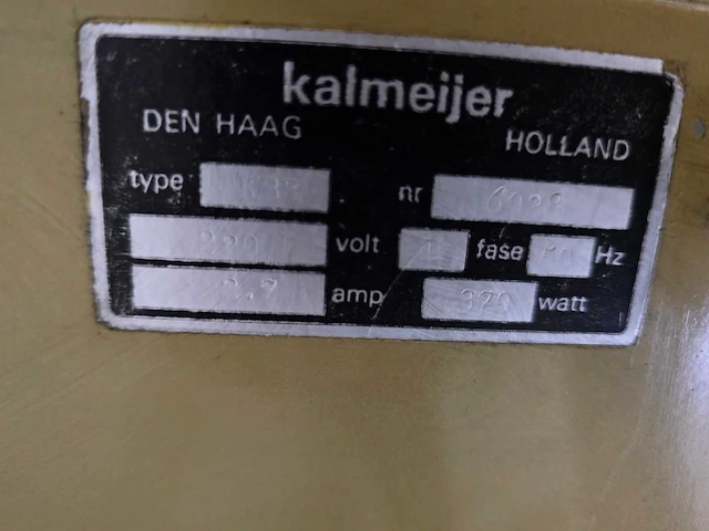 Kalmeijer - kbp - broodsnijmachine - afbeelding 6 van  7