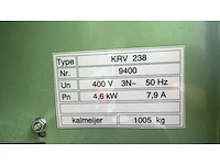 Kalmeijer - krv 238 afmeter puntenkast en opmaker - grootbroodlijn - afbeelding 1 van  8