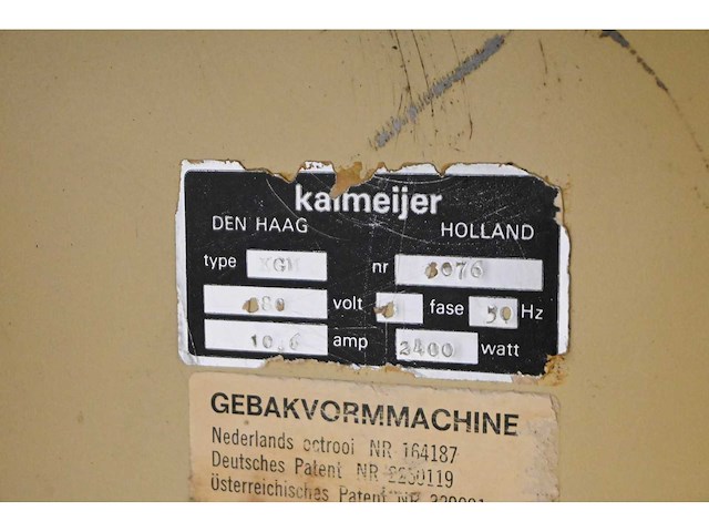 Kalmeijer kgm koekjesmachine inclusief 5 koekjes vormwalsen - afbeelding 9 van  9