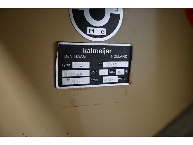 Kalmeijer kgm koekjesmachine met 3 vormwalsen - afbeelding 2 van  8