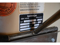 Kalmeijer kgm koekjesmachine met 6 vormwalsen - afbeelding 7 van  16