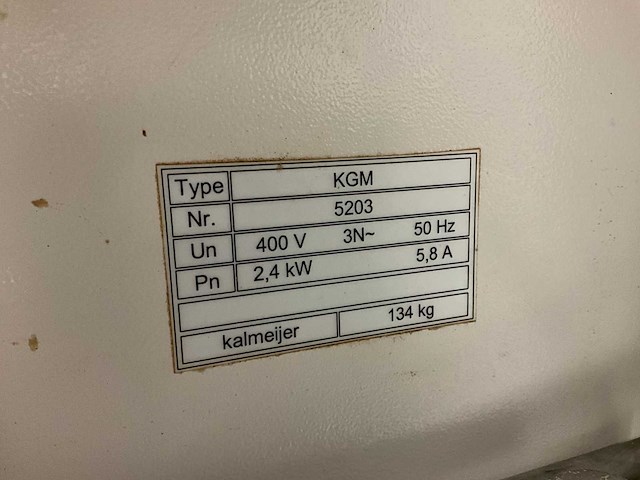 Kalmeijer kgm koekjesvormmachine - afbeelding 4 van  12