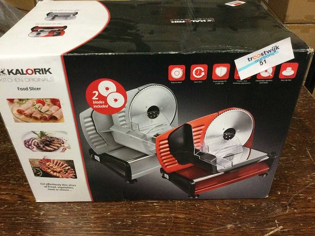 Kalorik - tkg as 1003 sr 2m - snijmachine elektrisch - afbeelding 2 van  3