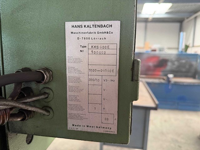 Kaltenbach - kks 400e - afkortcirkelzaagmachine - mps systeem - afbeelding 3 van  11