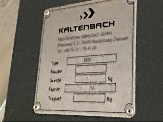 Kaltenbach / carl stahl zwenkarm - afbeelding 7 van  7