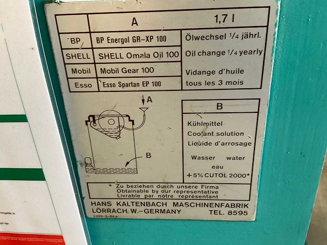 Kaltenbach kks 400 cirkelzaagmachine metaal - afbeelding 7 van  8