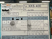 Kaltenbach kks 400 onderlopende afkortcirkelzaagmachine - afbeelding 9 van  19