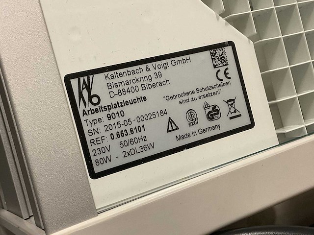 Kaltenbach & voigt gmbh 9010 hospital light - afbeelding 5 van  6