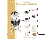 Kamado - barbecue en oven 27 inch - afbeelding 5 van  11