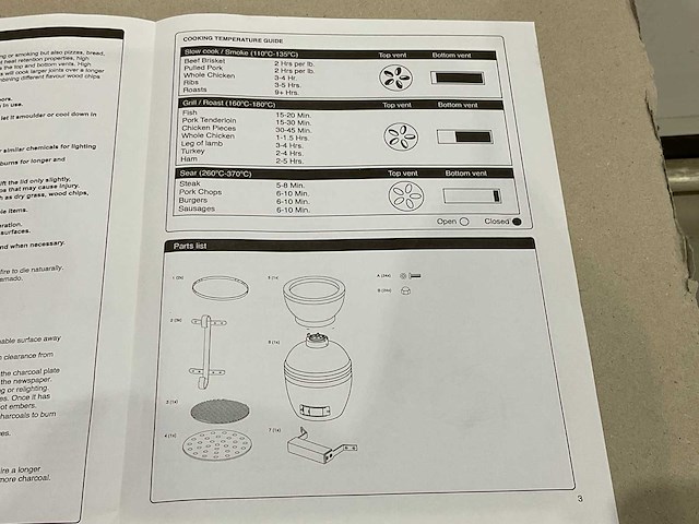 Kamado - oven en barbecue - barbecue - afbeelding 3 van  11