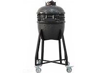 Kamado keramische houtskoolbarbecue 15 inch / 33 cm – op verrijdbaar onderstel - afbeelding 2 van  5