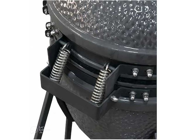 Kamado keramische houtskoolbarbecue 15 inch / 33 cm – op verrijdbaar onderstel - afbeelding 4 van  5