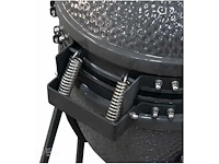Kamado keramische houtskoolbarbecue 15 inch / 33 cm – op verrijdbaar onderstel - afbeelding 4 van  5