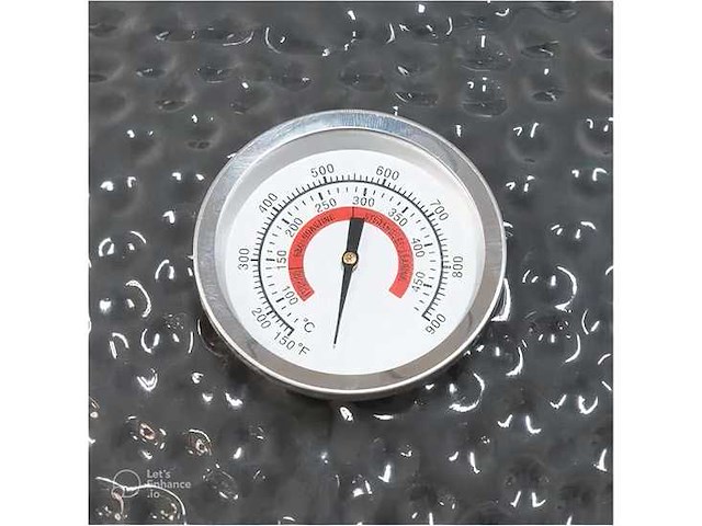 Kamado keramische houtskoolbarbecue 15 inch / 33 cm – op verrijdbaar onderstel - afbeelding 5 van  5