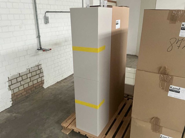 Kame badkamerkast hoog grey cashmire 160cm - afbeelding 2 van  5