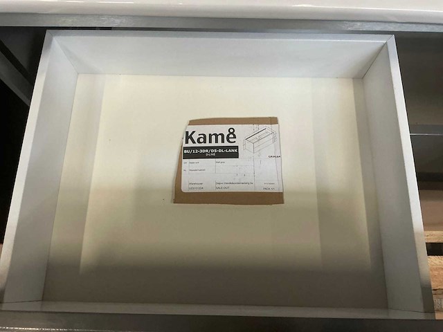 Kame badmeubel 120cm d-line matt grey - afbeelding 4 van  7