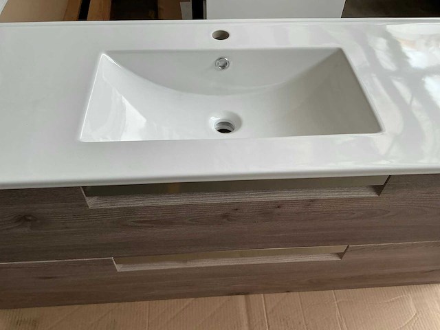 Kame badmeubel 120cm grey oak - afbeelding 2 van  6