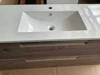 Kame badmeubel 120cm grey oak - afbeelding 2 van  6