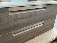 Kame badmeubel 120cm grey oak - afbeelding 3 van  6